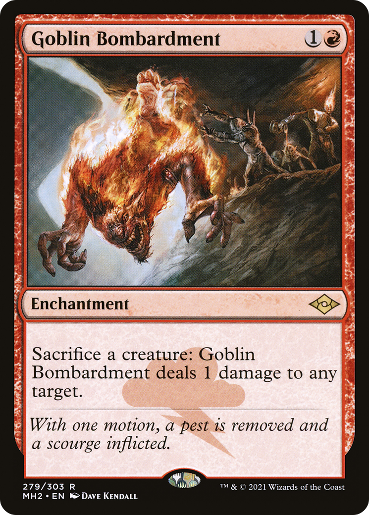 {R} Goblin Bombardment (Foil) [Modern Horizons 2] [MH2 279]