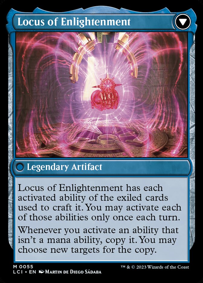 {@R} The Enigma Jewel // Locus of Enlightenment [The Lost Caverns of Ixalan][LCI 055]