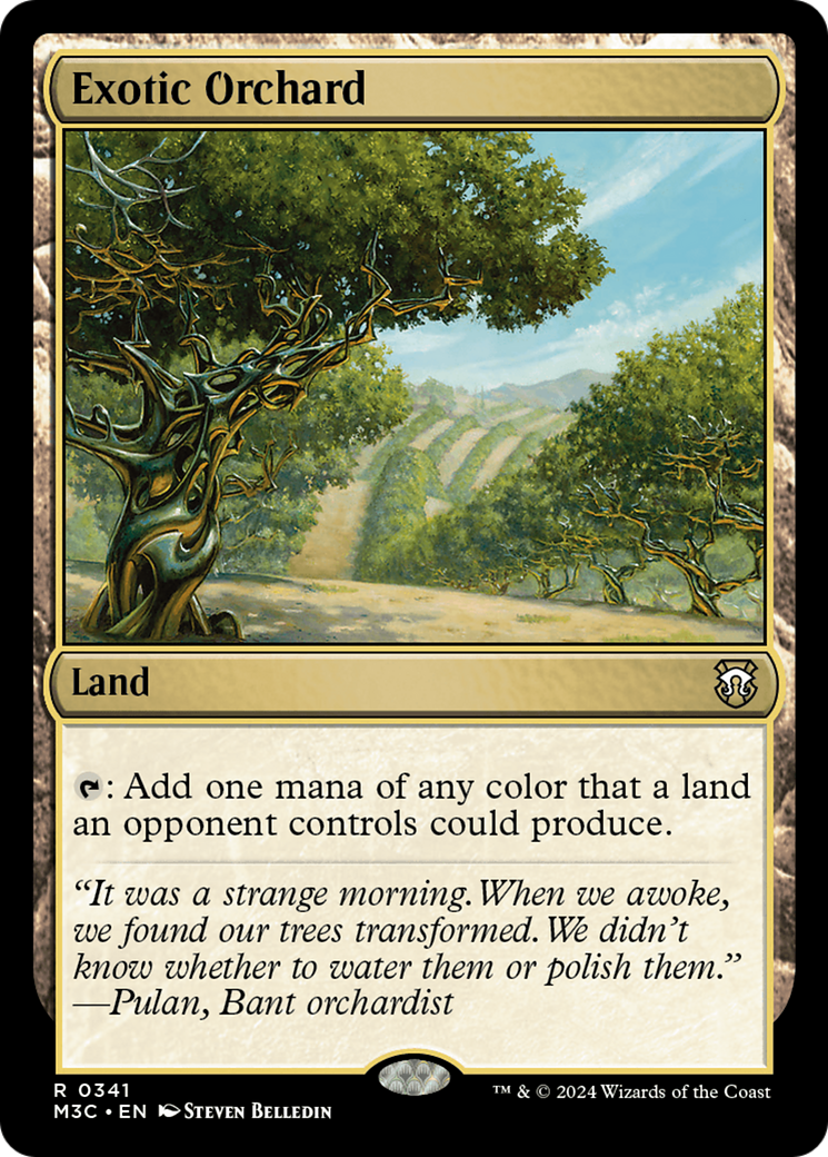 {R} Exotic Orchard (Ripple Foil) [Modern Horizons 3 Commander][RPF M3C 341]