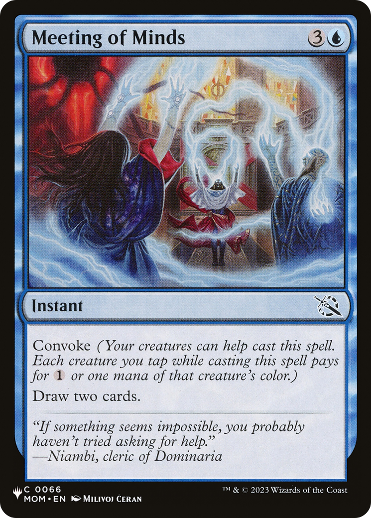 Meeting of Minds [LIST 0066]