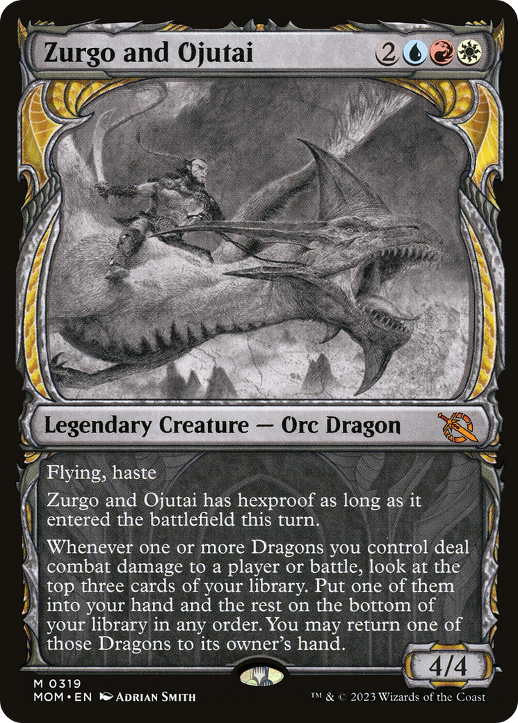 {R} Zurgo and Ojutai (Multiverse Legends) [March of the Machine][MOM 319]