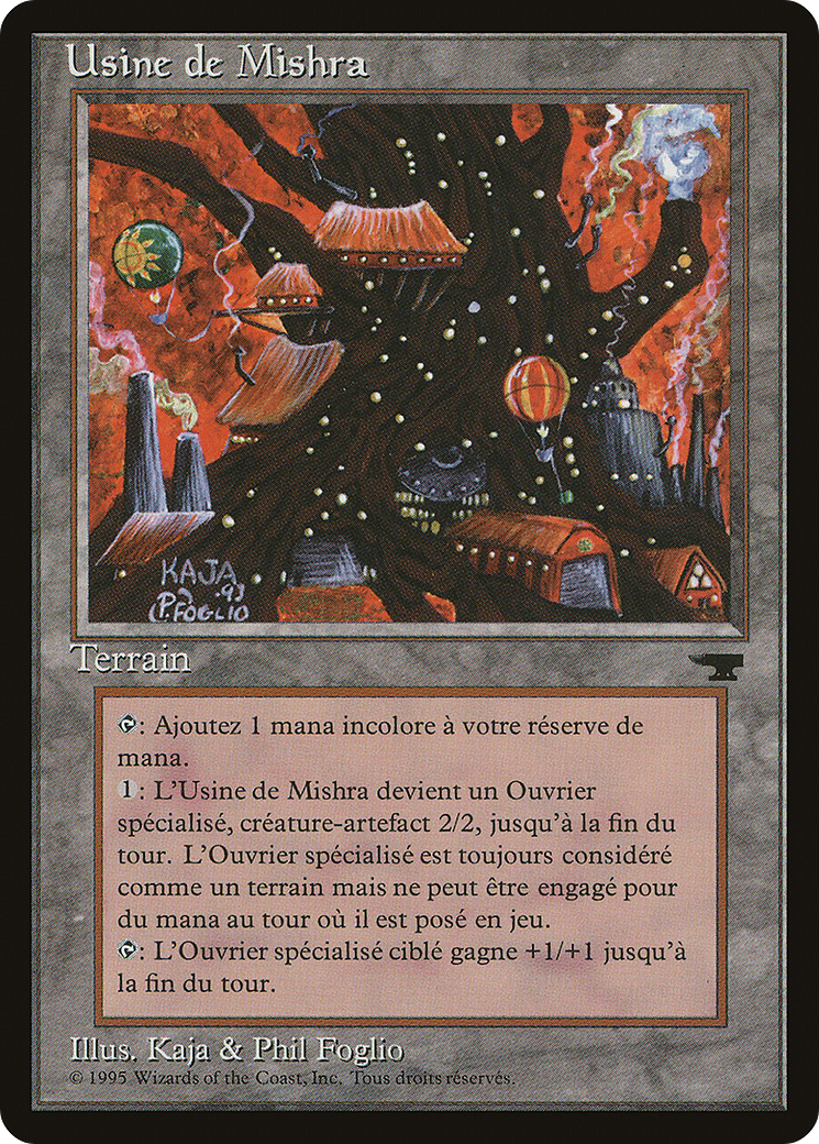{C} Mishra's Factory (French) - "Usine de Mishra" [Renaissance][REN 187]