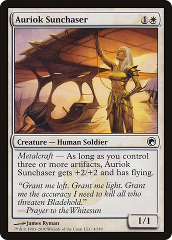 {C} Auriok Sunchaser [Scars of Mirrodin][SOM 004]