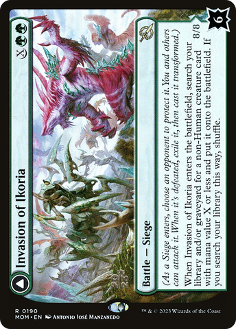 {R} Invasion of Ikoria // Zilortha, Apex of Ikoria [March of the Machine Prerelease Promos][PR MOM 190]