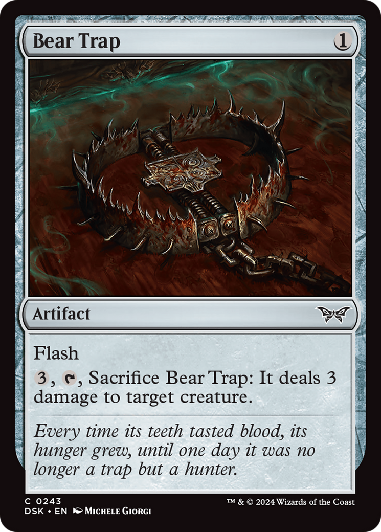{@C} Bear Trap [Duskmourn: House of Horror][DSK 243]