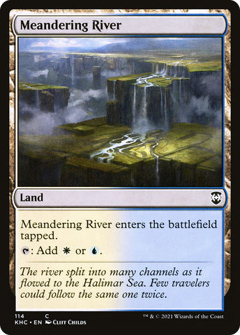 {C} Meandering River [Kaldheim Commander][KHC 114]