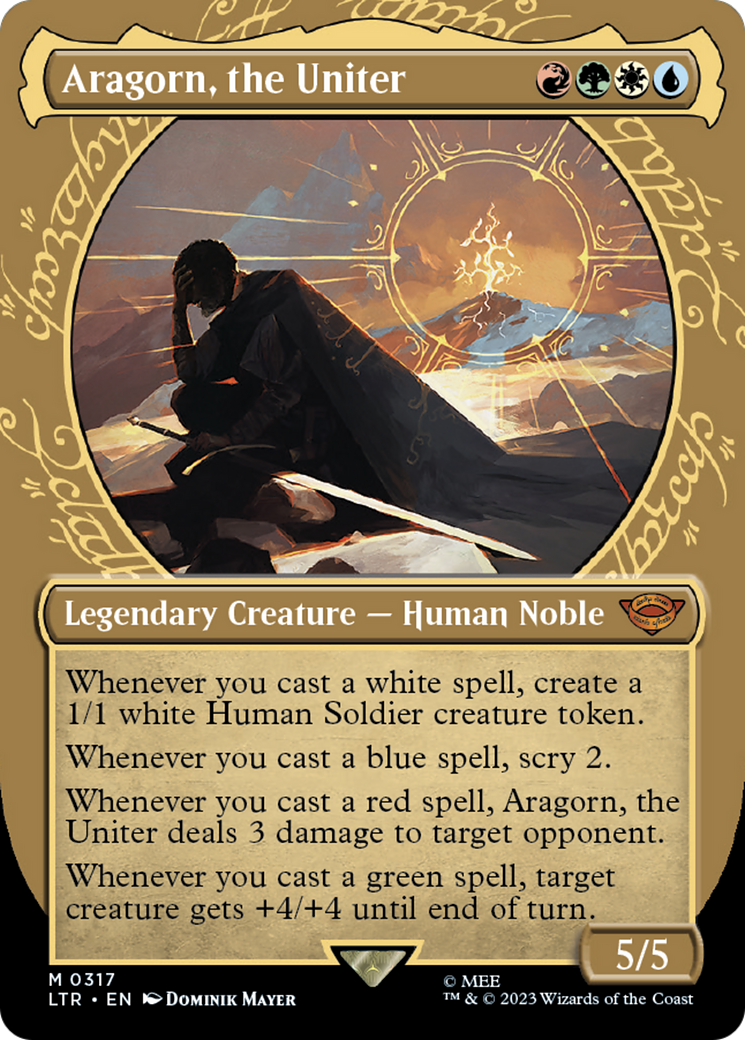 {R} Aragorn, the Uniter (Showcase Ring Frame) [The Lord of the Rings: Tales of Middle-Earth][LTR 317]