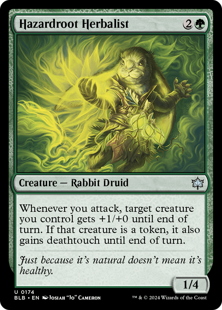 {@C} Hazardroot Herbalist [Bloomburrow][BLB 174]