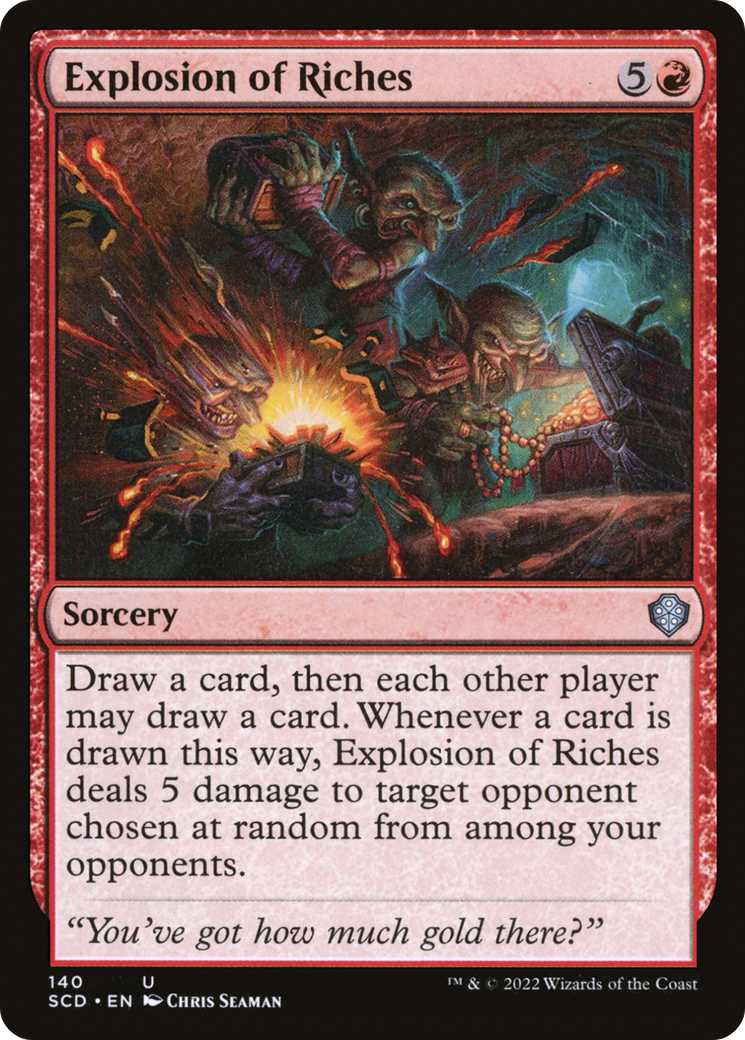 {C} Explosion of Riches [Starter Commander Decks][SCD 140]
