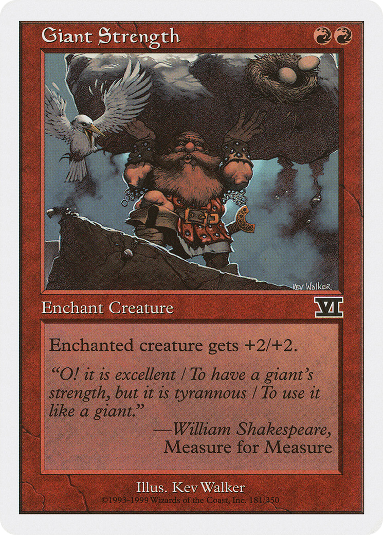 {C} Giant Strength [Classic Sixth Edition][6ED 181]