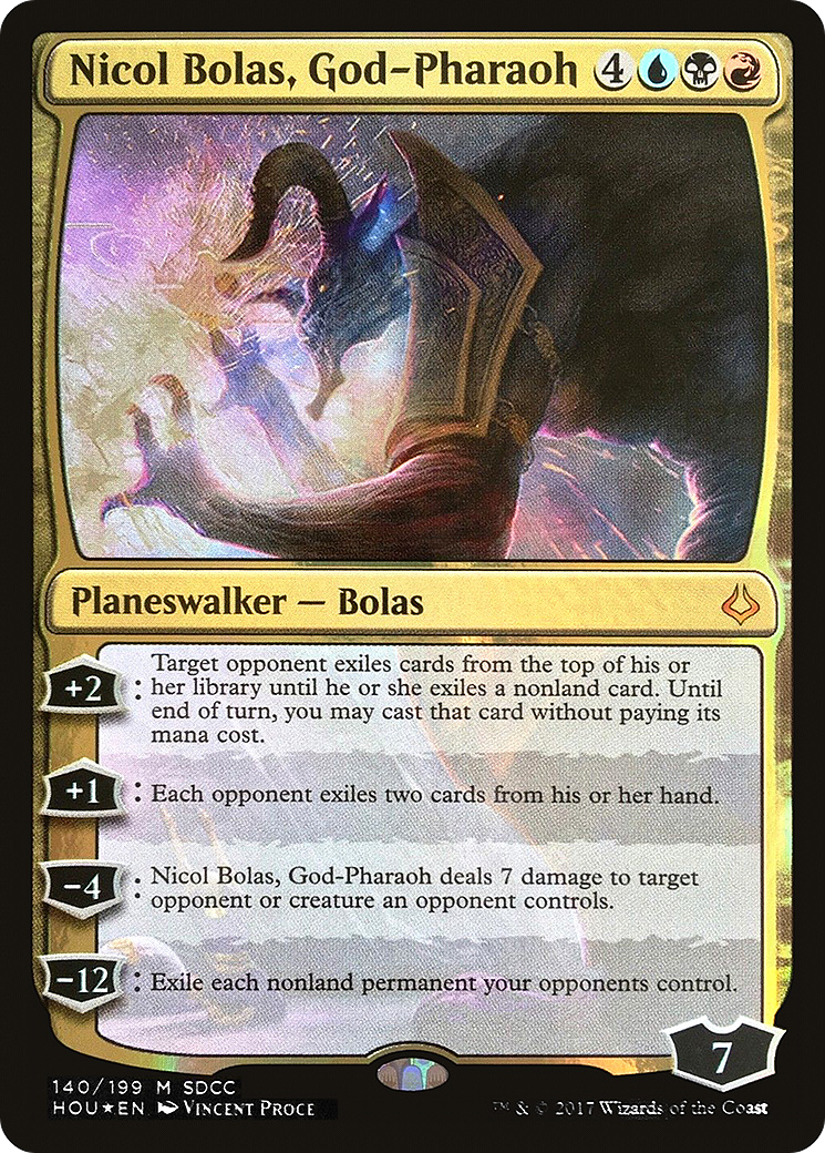 {R} Nicol Bolas, God-Pharaoh [San Diego Comic-Con 2017][PA SD17 140]