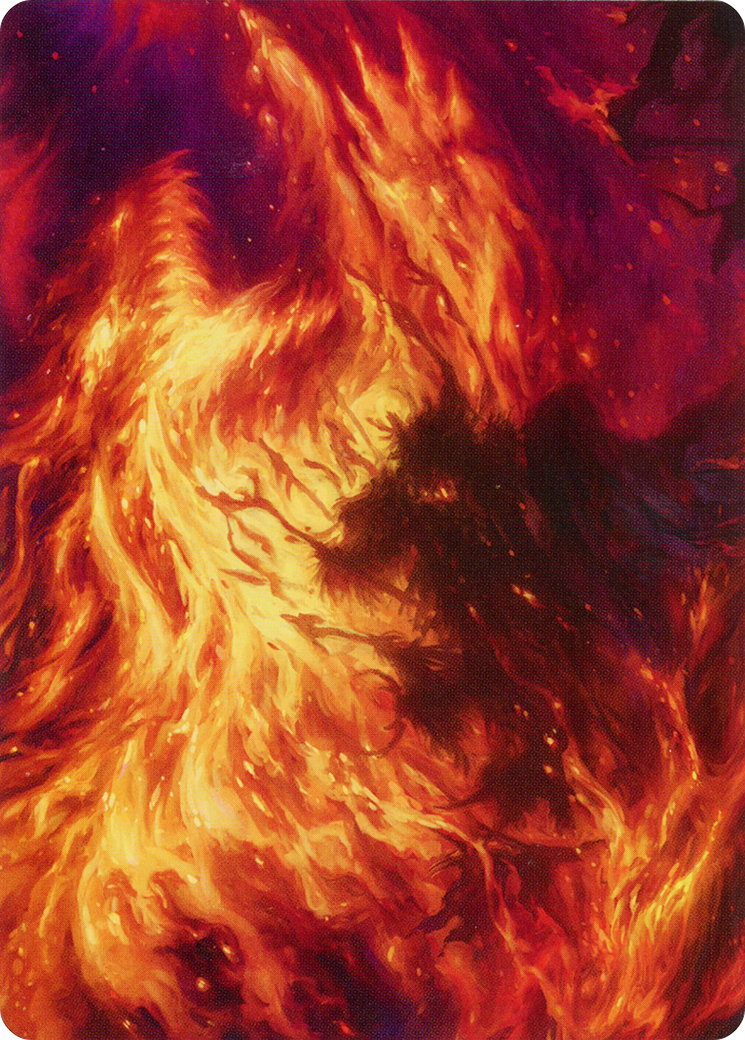 {A} Stoke the Flames Art Card [March of the Machine Art Series][AMOM 038]