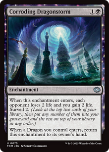 {@C} Corroding Dragonstorm [Tarkir: Dragonstorm][TDM 075]