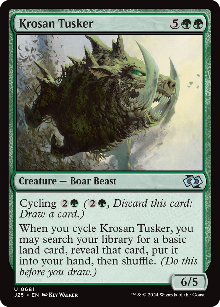 {C} Krosan Tusker [Foundations Jumpstart][J25 681]