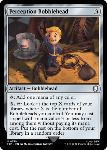 {C} Perception Bobblehead [Fallout][PIP 139]
