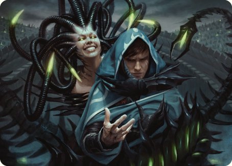 {A} Phyrexian Arena Art Card [Phyrexia: All Will Be One Art Series][AONE 022]