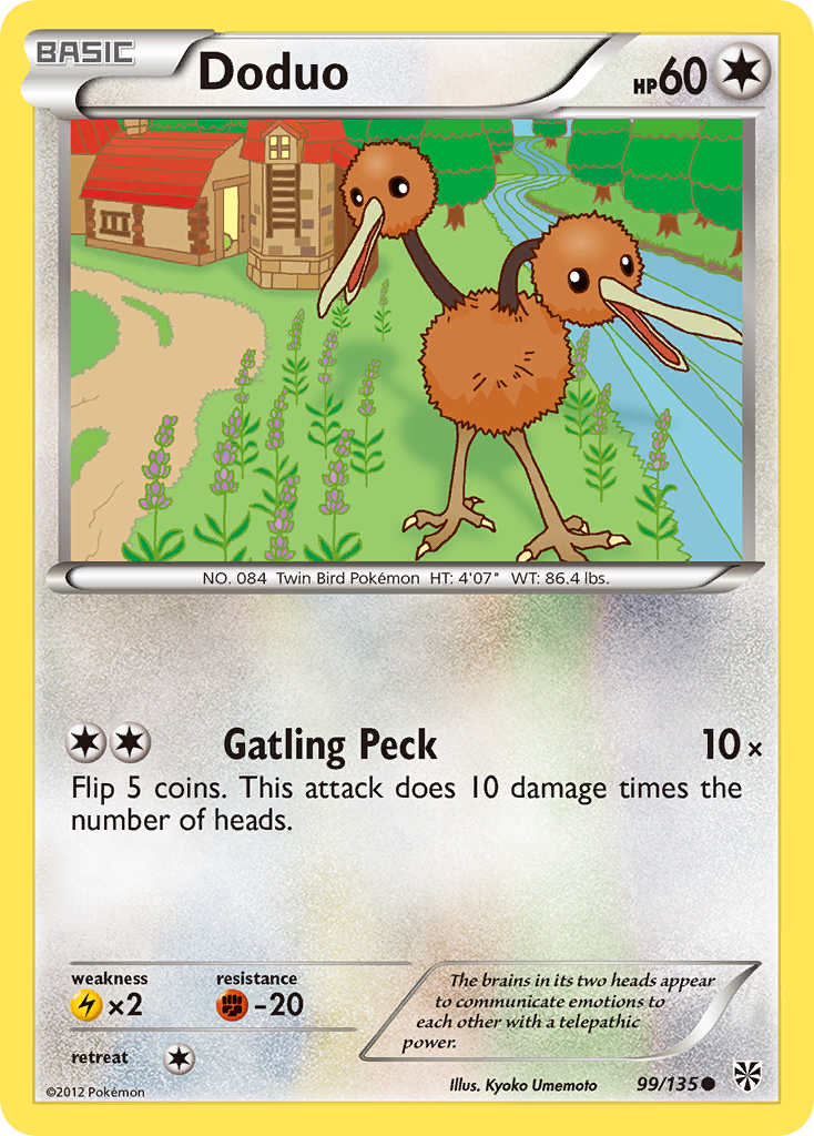 [PKM-C] Doduo (99/135) [Black & White: Plasma Storm]