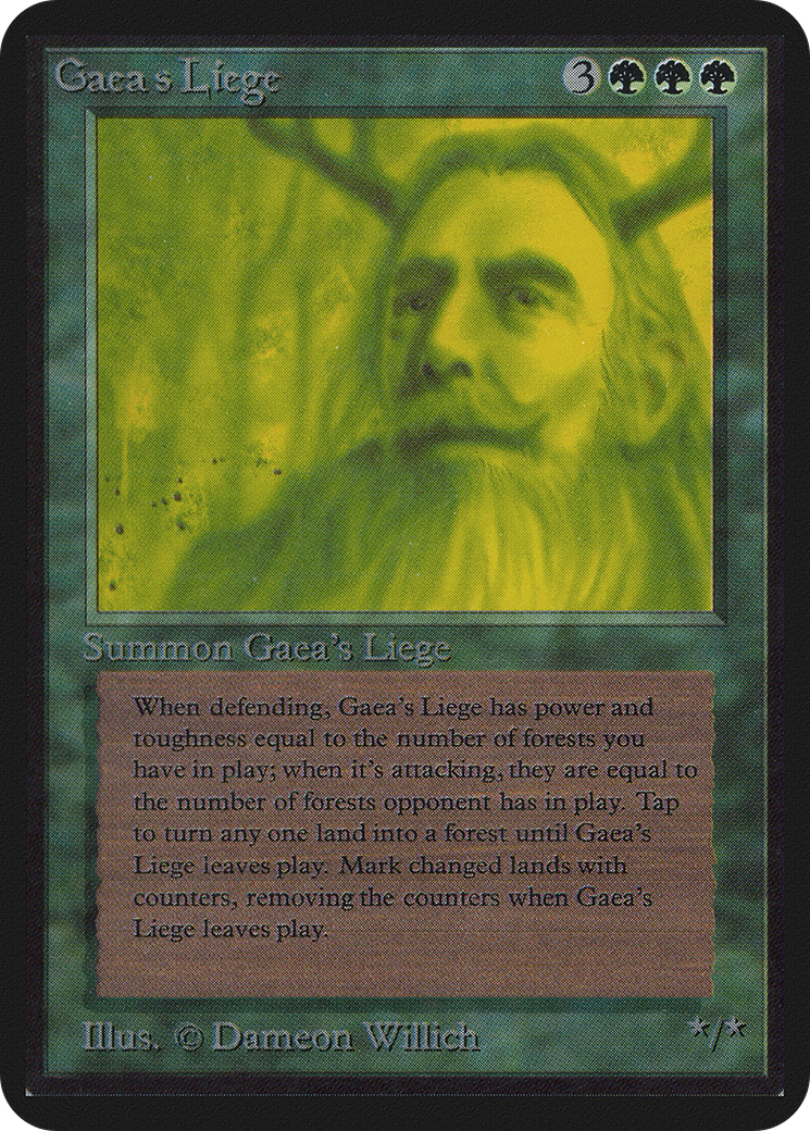 {R} Gaea's Liege [Alpha Edition][LEA 196]