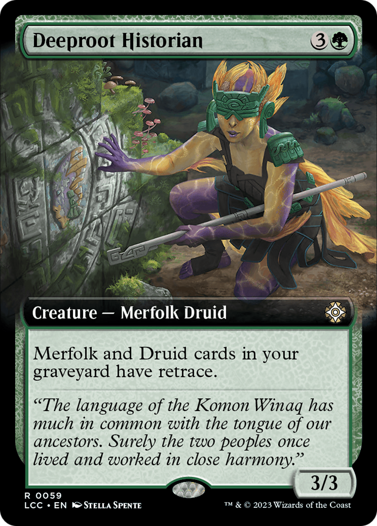 {R} Deeproot Historian (Extended Art) [The Lost Caverns of Ixalan Commander][LCC 059]
