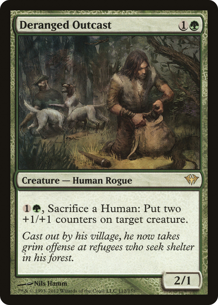 {R} Deranged Outcast [Dark Ascension][DKA 112]