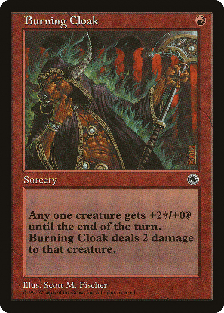 {C} Burning Cloak [Portal][POR 120]