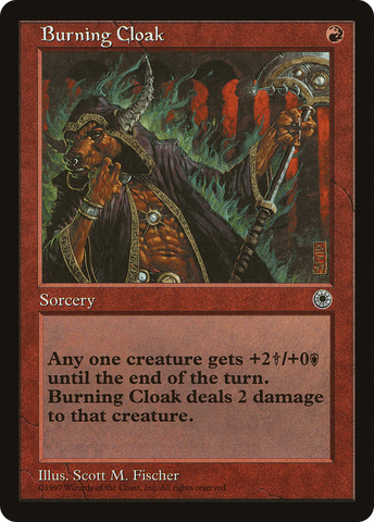 {C} Burning Cloak [Portal][POR 120]