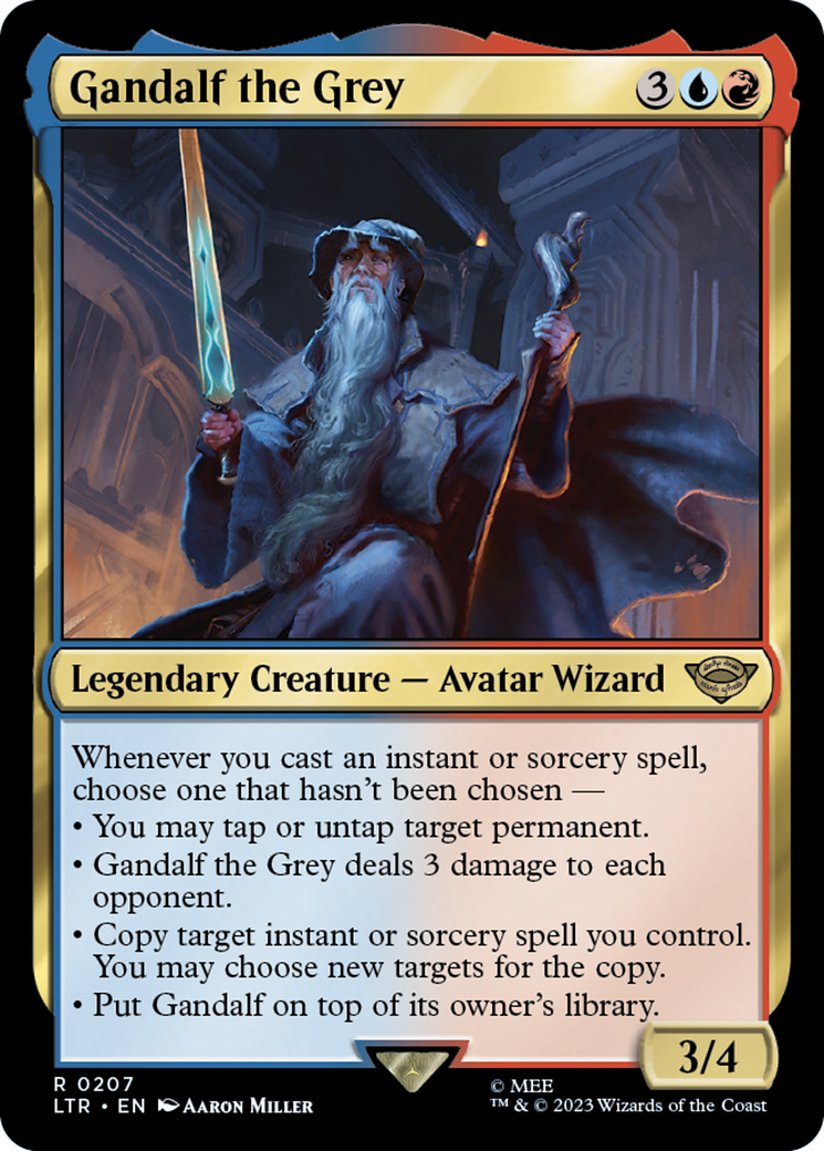{R} Gandalf the Grey [The Lord of the Rings: Tales of Middle-Earth][LTR 207]