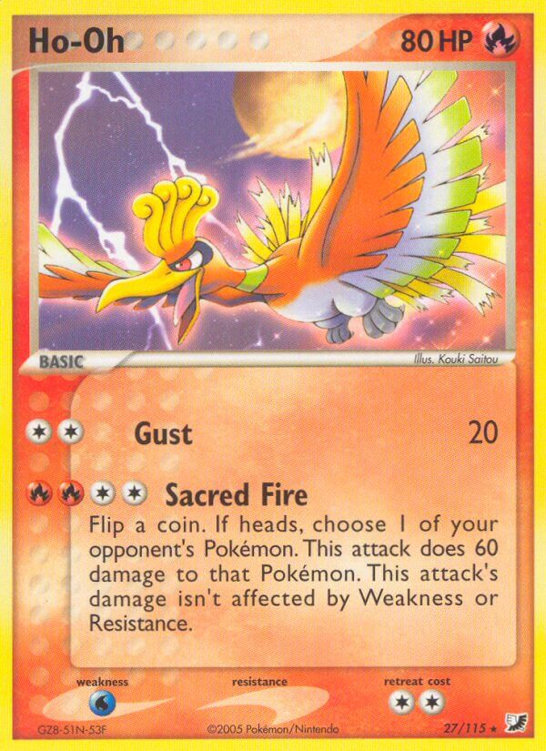 [PKM] Ho Oh (27/115) (Theme Deck Exclusive) [EX: Unseen Forces]