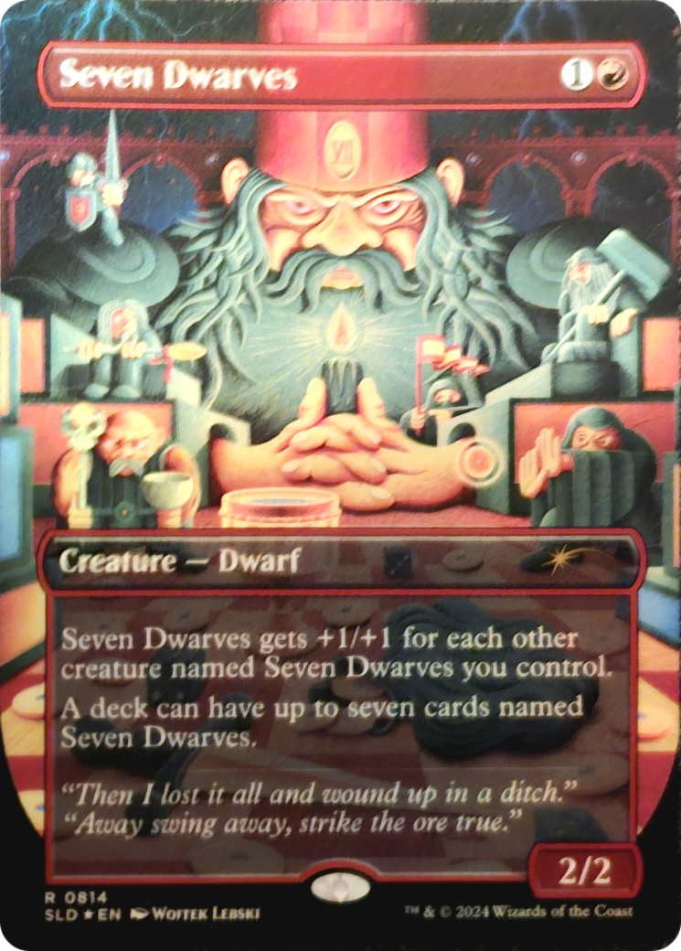 Seven Dwarves (0814) [SLD 814]  (Borderless) Foil