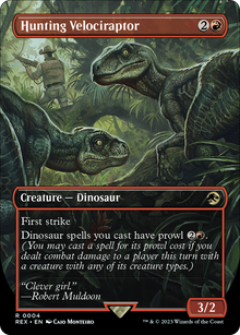 {R} Hunting Velociraptor (Borderless) [Jurassic World Collection][REX 004]