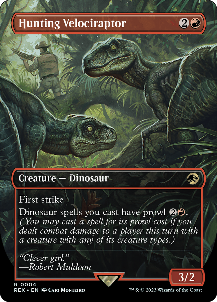 {R} Hunting Velociraptor (Borderless) [Jurassic World Collection][REX 004]