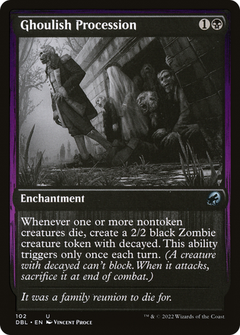 {C} Ghoulish Procession [Innistrad: Double Feature][DBL 102]