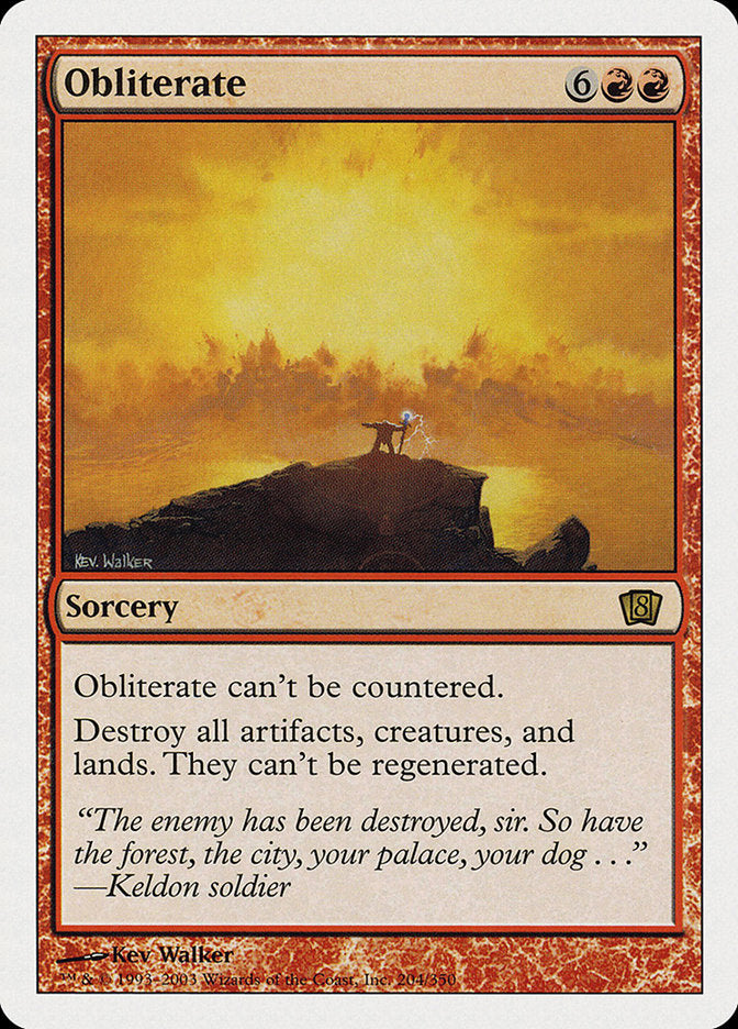 {R} Obliterate [Eighth Edition][8ED 204]