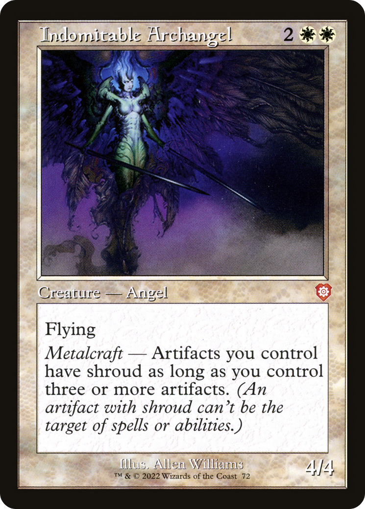 {R} Indomitable Archangel (Retro) [The Brothers' War Commander][BRC 072]