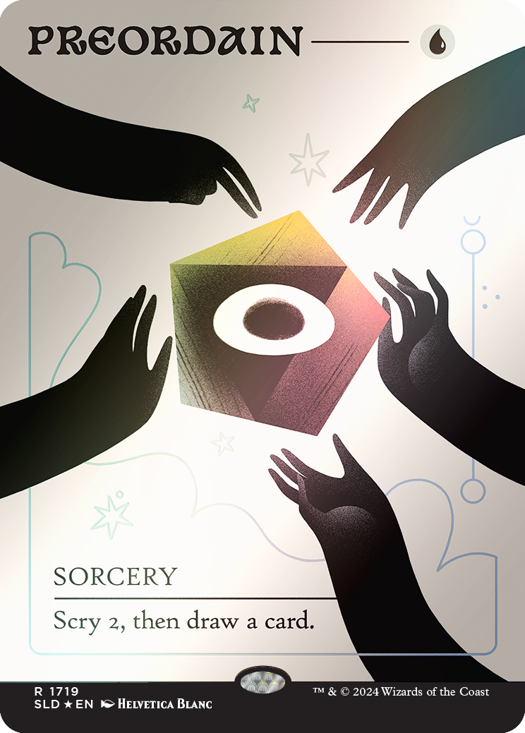 {R} Preordain (1719) (Rainbow Foil) [Secret Lair Drop Series][RBF SLD 1719]