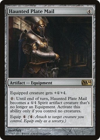 {R} Haunted Plate Mail [Magic 2014][M14 212]