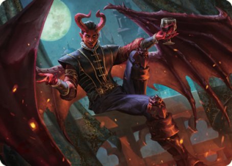 {A} Raphael, Fiendish Savior Art Card (40) [Commander Legends: Battle for Baldur's Gate Art Series][ACLB 040]