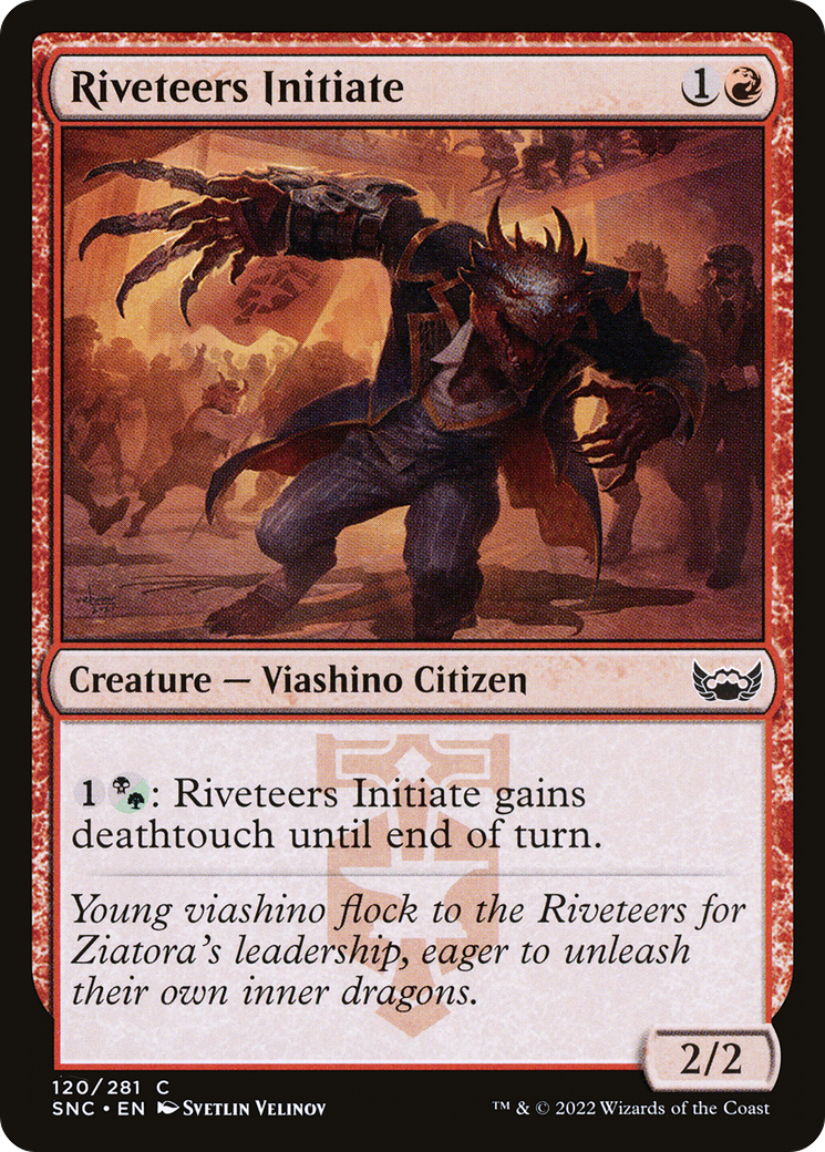 {C} Riveteers Initiate [Streets of New Capenna][SNC 120]