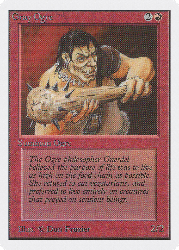 {C} Gray Ogre [Unlimited Edition][2ED 157]