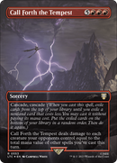 {R} Call Forth the Tempest (Borderless) (Surge Foil) [The Lord of the Rings: Tales of Middle-Earth Commander][LTC 553]
