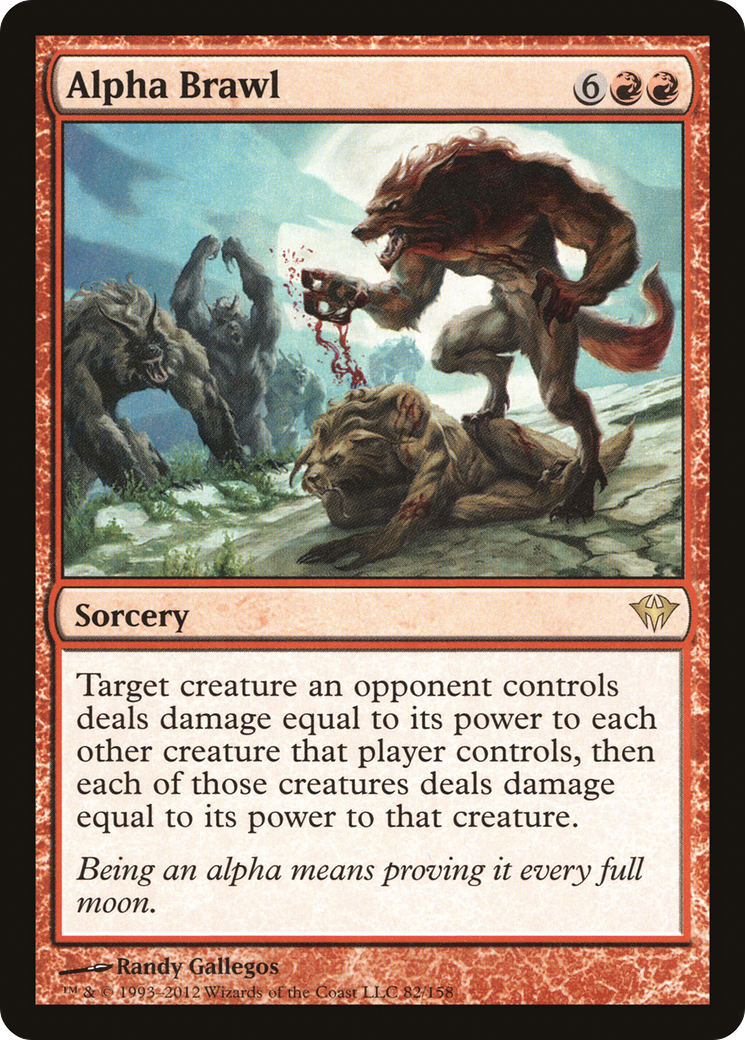 {R} Alpha Brawl [Dark Ascension][DKA 082]