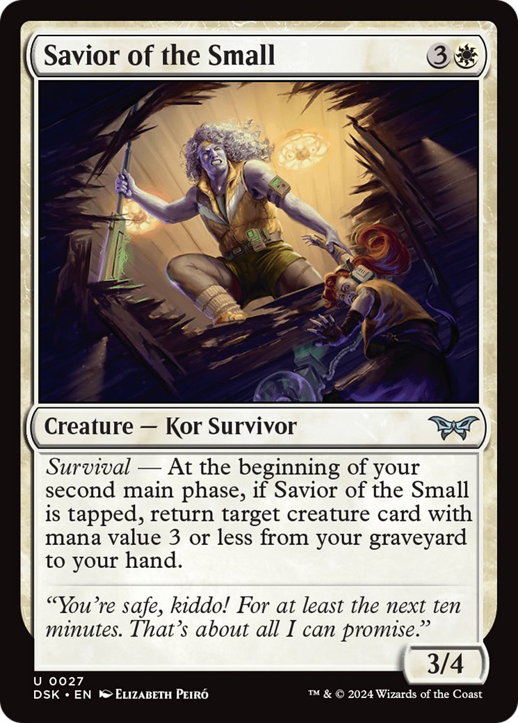 {@C} Savior of the Small [Duskmourn: House of Horror][DSK 027]