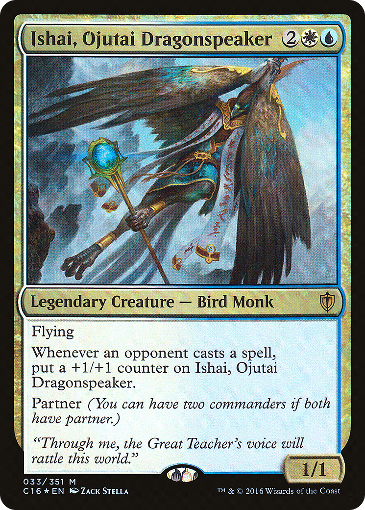 {R} Ishai, Ojutai Dragonspeaker [Commander 2016][C16 033]