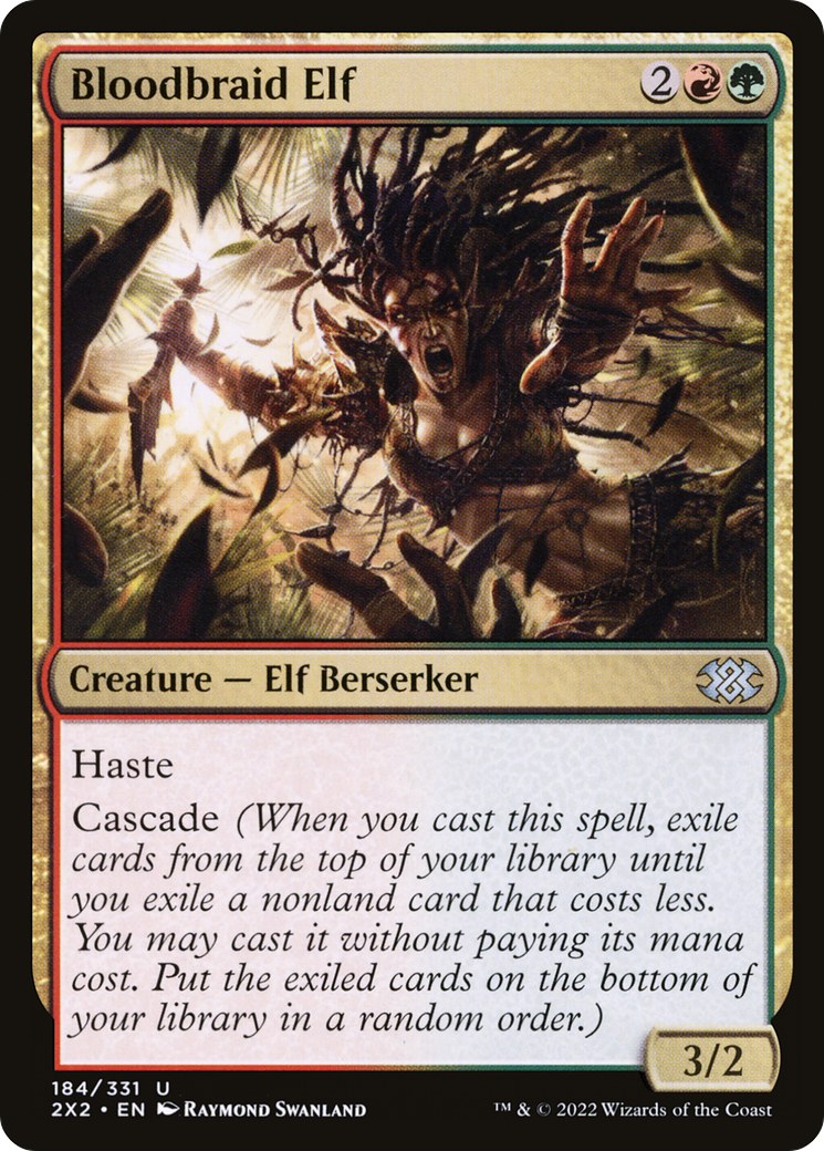 {C} Bloodbraid Elf [Double Masters 2022][2X2 184]