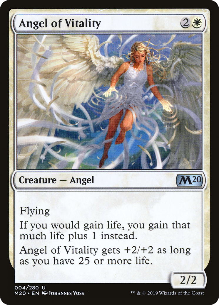 {C} Angel of Vitality [Core Set 2020][M20 004]