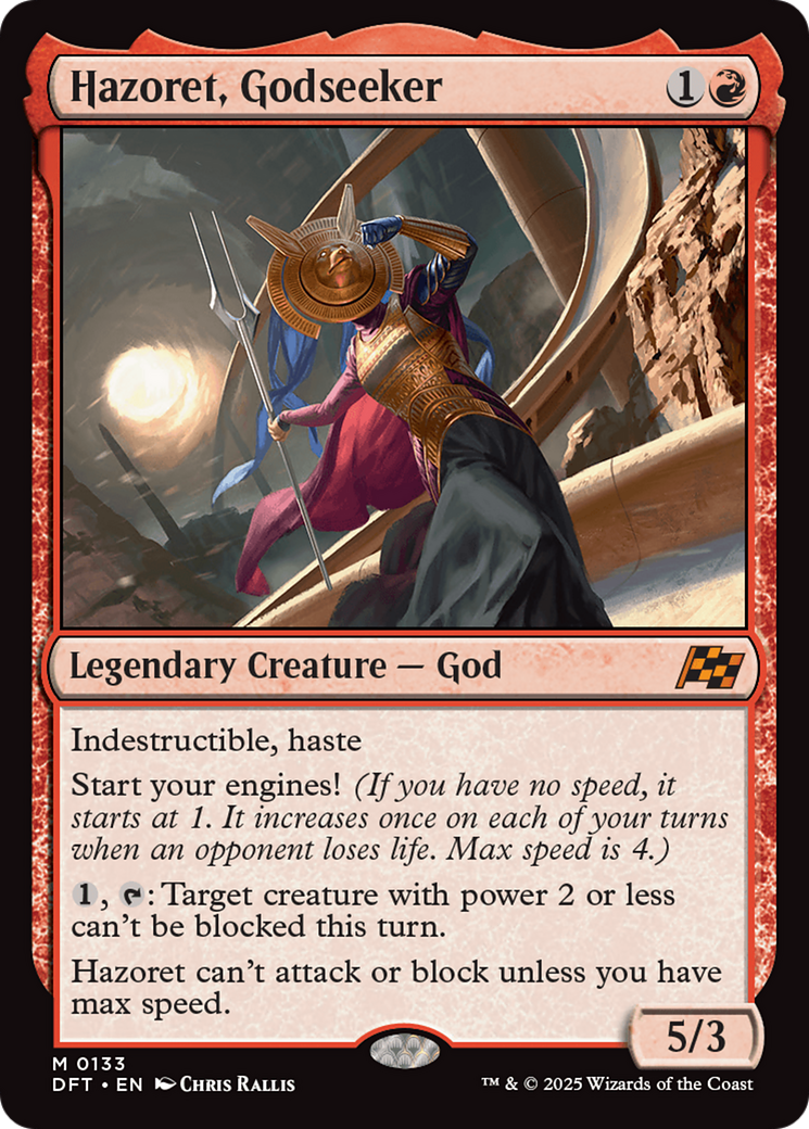{@R} Hazoret, Godseeker [Aetherdrift][DFT 133]