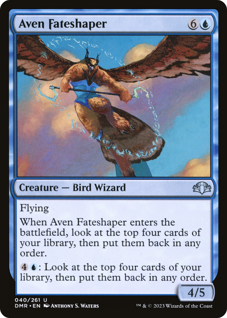 {C} Aven Fateshaper [Dominaria Remastered][DMR 040]
