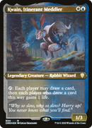 {R} Kwain, Itinerant Meddler (Etched) [Commander Legends][CMR 604]