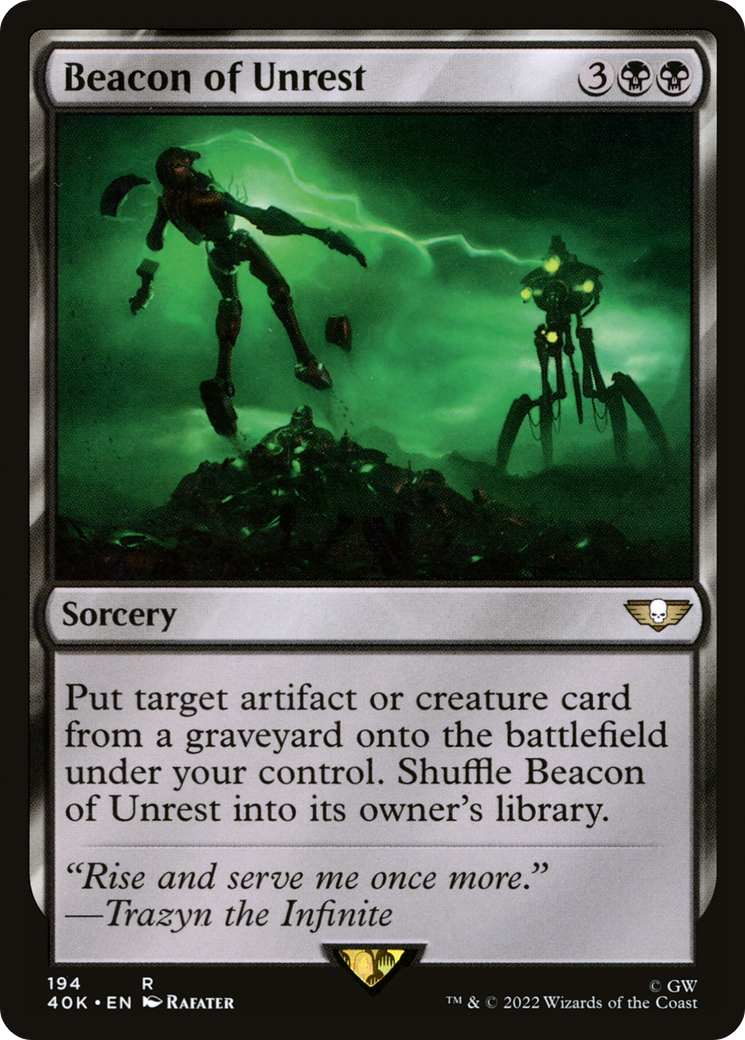 {R} Beacon of Unrest [Universes Beyond: Warhammer 40,000][40K 194]