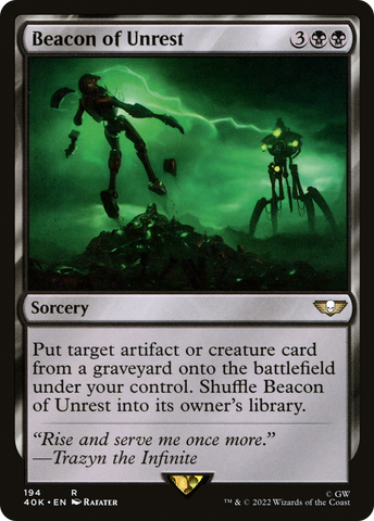 {R} Beacon of Unrest [Universes Beyond: Warhammer 40,000][40K 194]